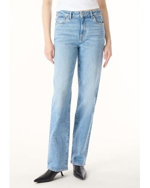 Buffalo David Bitton Buffalo Jeans Mariah Mid Rise Straight Jeans, Vintage Feel - Blue