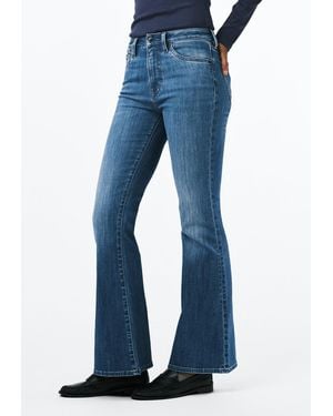 Buffalo David Bitton Buffalo Jeans Joplin High Rise Flare Jeans, Vintage Feel - Blue