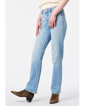 Buffalo David Bitton Buffalo Jeans Mary Mid Rise Straight Jeans, Light Sanded - Blue