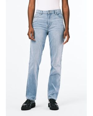 Buffalo David Bitton Buffalo Jeans Jayden High Rise Straight Jeans, Light And Soft - Blue