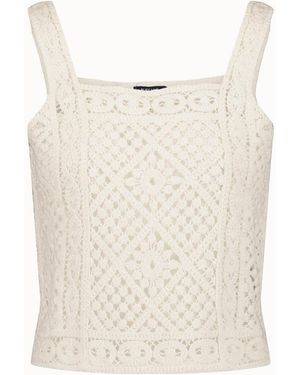 Buffalo David Bitton Buffalo Jeans Thalassa Crochet Tank Top - White