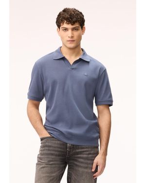 Buffalo David Bitton Buffalo Jeans Kido Short Sleeve Ribbed Polo - Blue
