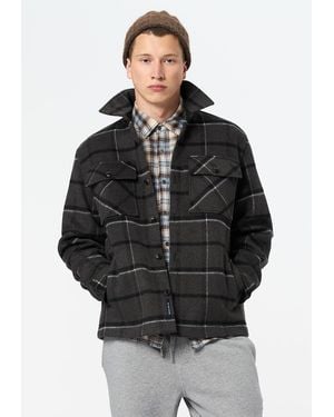 Buffalo David Bitton Buffalo Jeans Jace Plaid Shacket - Black