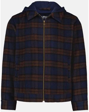Buffalo David Bitton Buffalo Jeans Jude Boxy Plaid Jacket - Blue