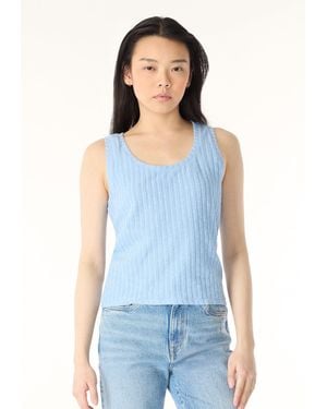 Buffalo David Bitton Buffalo Jeans Thurryn Rib Knit Tank Top - Blue