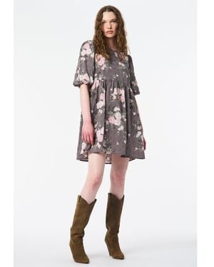 Buffalo David Bitton Buffalo Jeans Audrianna Puff Sleeve Babydoll Dress - Multicolor