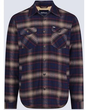 Buffalo David Bitton Buffalo Jeans Jalika Sherpa Lined Plaid Shacket - Blue