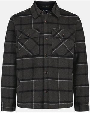 Buffalo David Bitton Buffalo Jeans Jace Plaid Shacket - Black