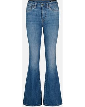 Buffalo David Bitton Buffalo Jeans Joplin High Rise Flare Jeans, Vintage Feel - Blue