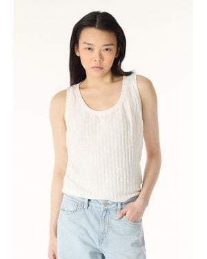 Buffalo David Bitton Buffalo Jeans Thurryn Rib Knit Tank Top - White
