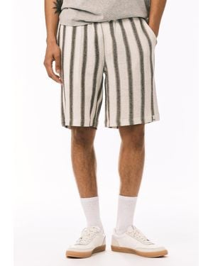 Buffalo David Bitton Buffalo Jeans Haladir Striped Pull-On Shorts - Multicolor