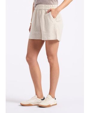 Buffalo David Bitton Buffalo Jeans Giustina Linen Blend Shorts - White