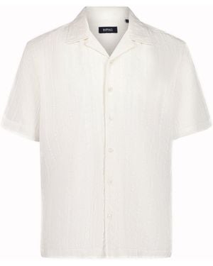 Buffalo David Bitton Buffalo Jeans Soriel Short Sleeve Shirt - White