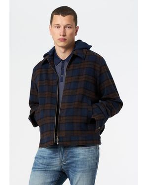 Buffalo David Bitton Buffalo Jeans Jude Boxy Plaid Jacket - Blue