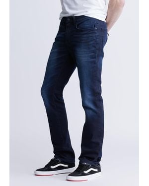 Buffalo David Bitton Buffalo Jeans Ash Slim Freedom Flex Jeans, Sanded And Distressed - Blue
