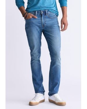 Buffalo David Bitton Buffalo Jeans Ash Slim Freedom Flex Jeans, Authentic Wash - Blue