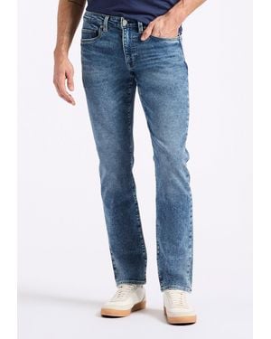 Buffalo David Bitton Buffalo Jeans Ash Slim Freedom Flex Jeans, Sanded And Vintage - Blue