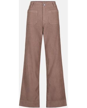 Buffalo David Bitton Buffalo Jeans Adele High Rise Wide Leg Pants - Brown