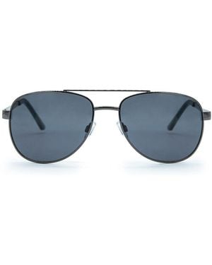 Buffalo David Bitton Buffalo Jeans Classic Aviator Sunglasses - Blue