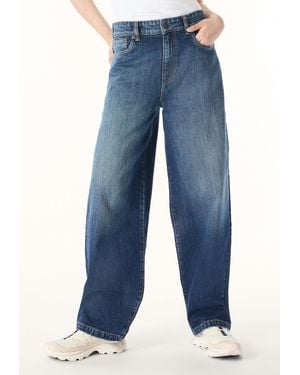 Buffalo David Bitton Buffalo Jeans Bella Baggy Fit Jeans, Sanded Wash - Blue