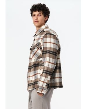 Buffalo David Bitton Buffalo Jeans Jace Plaid Shacket - Gray