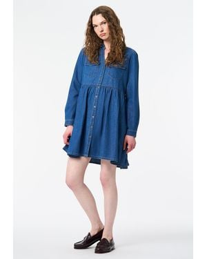 Buffalo David Bitton Buffalo Jeans Gracelynn Denim Shirt Dress - Blue