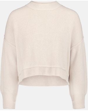 Buffalo David Bitton Buffalo Jeans Seema Dropped Sleeve Loose-Fit Cropped Sweater - Natural