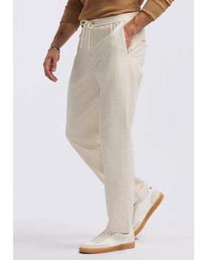 Buffalo David Bitton Buffalo Jeans Pilsen Linen Blend Straight Pants - White