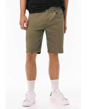 Buffalo David Bitton Buffalo Jeans Dean Relaxed Straight Freedom Flex Shorts - Natural