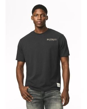 Buffalo David Bitton Buffalo Jeans Torvane Built To Be Worn Graphic Tee - Black