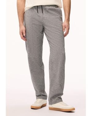 Buffalo David Bitton Buffalo Jeans Pilsen Linen Blend Straight Pants - Gray