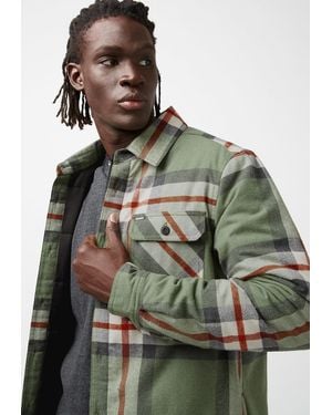 Buffalo David Bitton Buffalo Jeans Jomon Plaid Shacket - Green