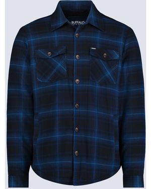 Buffalo David Bitton Buffalo Jeans Jalika Sherpa Lined Plaid Shacket - Blue