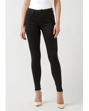 Buffalo David Bitton Buffalo Jeans Alexa Mid Rise Skinny Jeans - Black