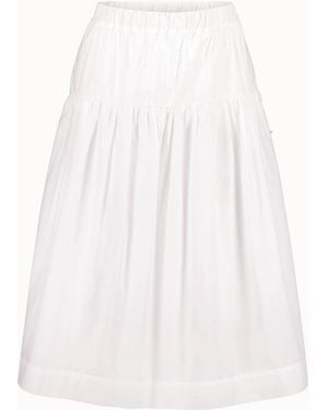 Buffalo David Bitton Buffalo Jeans Lupita Tiered Midi Skirt - White