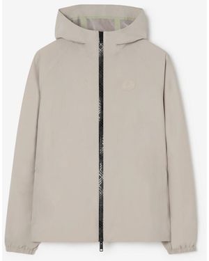 Burberry Nylon Clapton Hooded Jacket - Grey