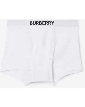 Burberry Cotton Boxer Shorts - White