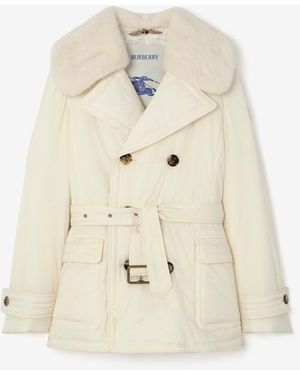 Burberry Hertford Trench Jacket - Natural