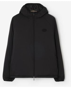 Burberry Packable Nylon Dunwich Hooded Jacket - Black