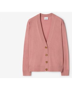 Burberry Wool Cardigan - Pink