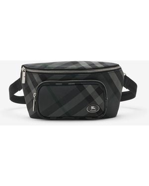 Burberry Grid Belt Bag - Black