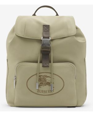 Burberry Orkney Flap Backpack - Natur