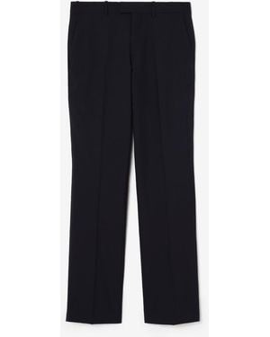 Burberry Wool Sloane Tailored Trousers - Black