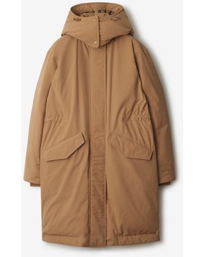 Burberry Nylon Padded Coat - Brown