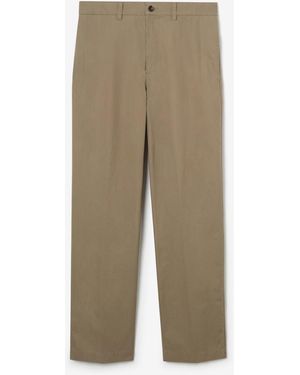 Burberry Tropical Gabardine Chinos - Natural