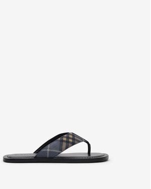 Burberry Check Pavilion Sandals​ - Blue