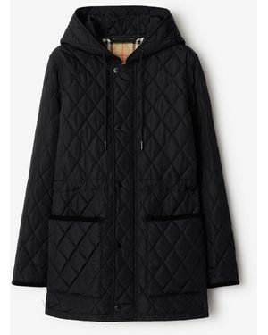 Burberry Quilted Nylon Parka - Black