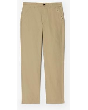 Burberry Cotton Chinos - Natural