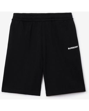 Burberry Cotton Jersey Bermuda Shorts - Black