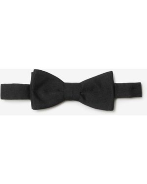 Burberry Silk Bow Tie - Black